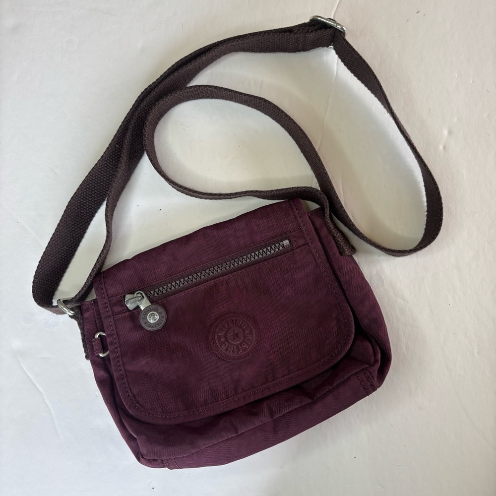 Purple Kipling Crossbody Bag